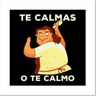 Spanish Mother Mom Te Calmas O Te Calmo Spanish Quote Posters and Art